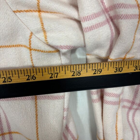 HFX Shacket Womens XXL Pink Plaid Oversized Snap Up Boxy Outdoor Casual Work - Picture 4 of 9